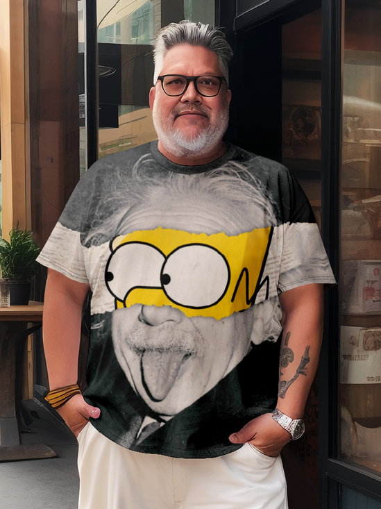 Cartoon Einstein T-shirt