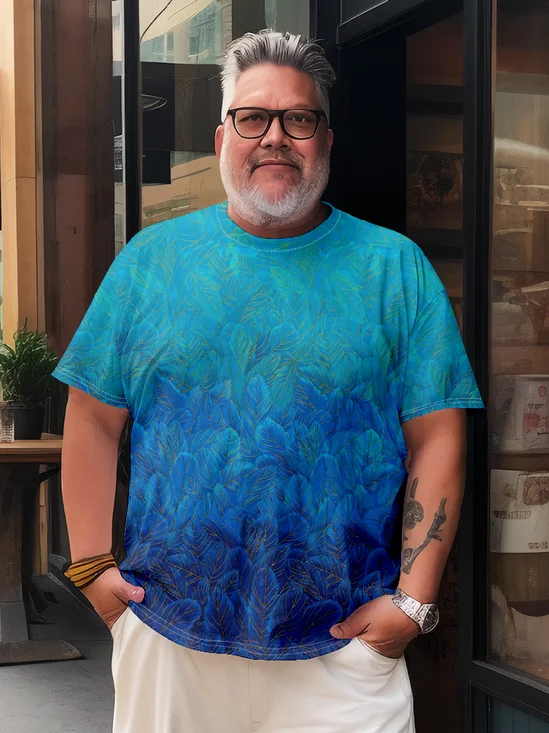 Gradient Leaves T-shirt