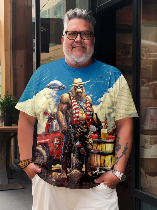 Western Cowboy Bigfoot T-shirt
