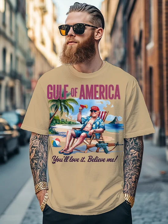 Men's American Bay Fun Trump Multicolor Fit T-shirts