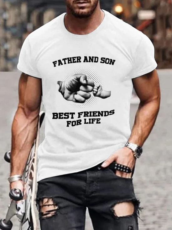 Father‘s Day Dad Son Best Friends For Life T-shirt