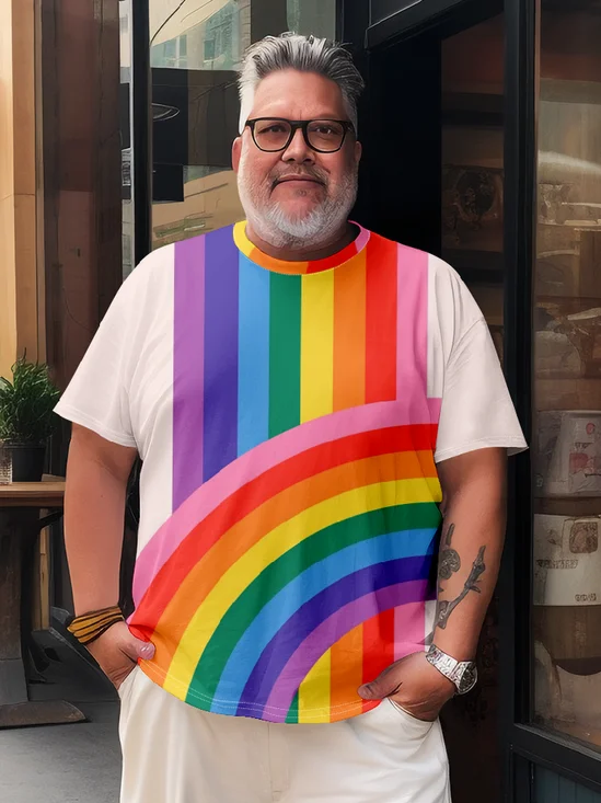 LGBT Rainbow Striped T-shirt