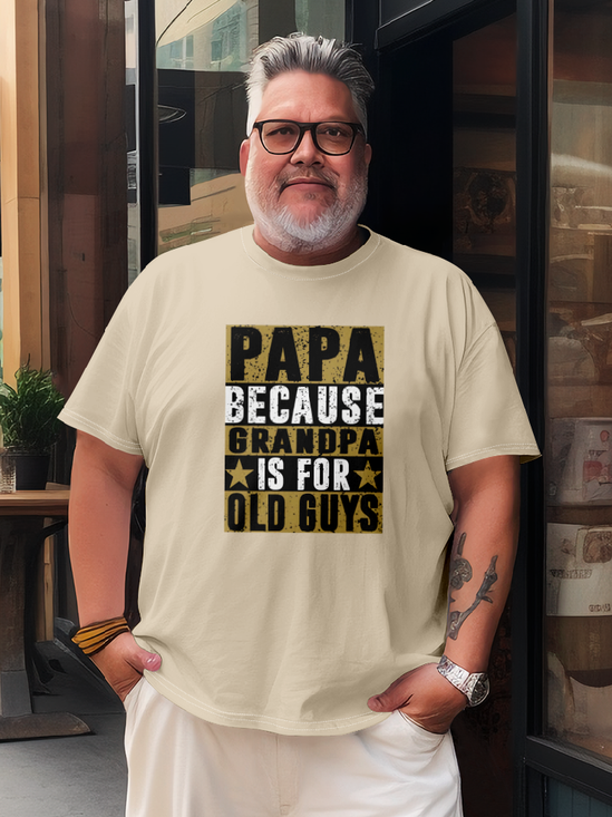 Papa Grandpa Old Guys Father‘s Day T-shirt