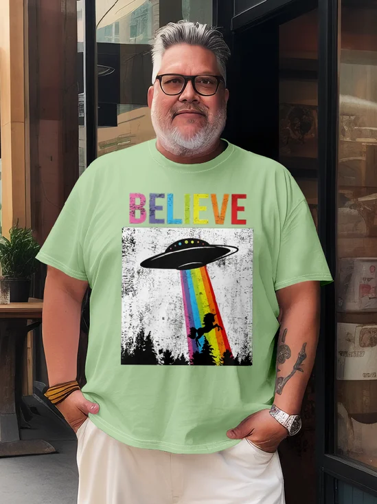 LGBT Believe Alien T-Shirt