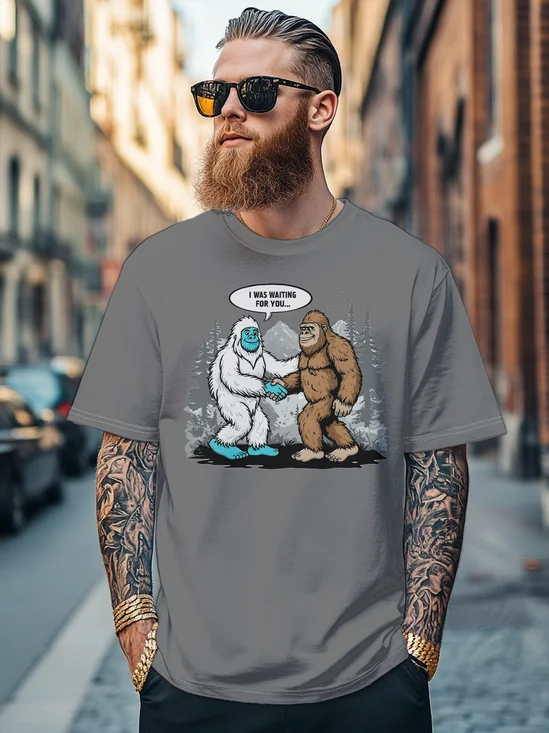 Men's Bigfoot and Yeti Fitted T-shirts