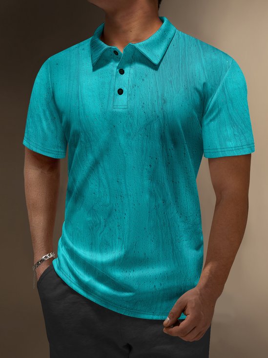 Moisture Wicking Gradient Short Sleeve Golf Polo