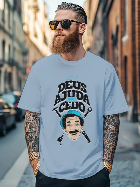 Hardaddy x Contatoeoli Studio Men's Funny Characters Fitted T-shirts