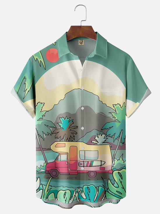 Hardaddy x Stephen Wade Moisture-wicking Beach Car Surfboard Hawaiian Shirt