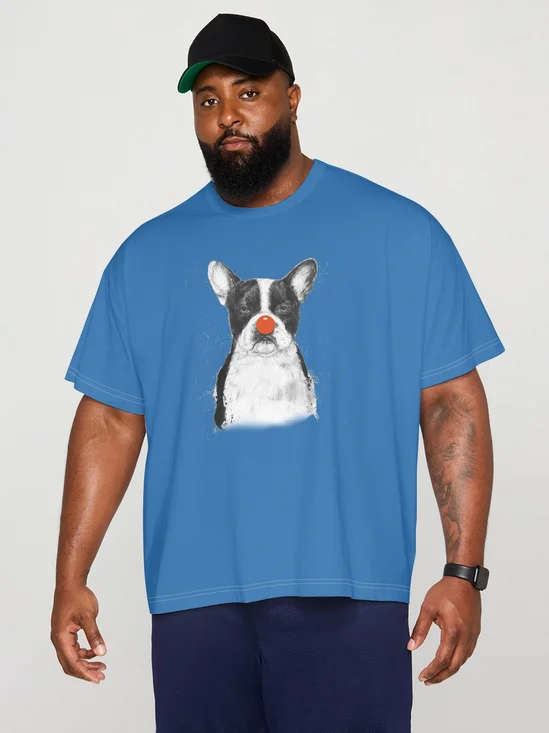 Hardaddy X Balazs Solti Men's Bulldog Short Sleeve T-shirt Graphic Tee
