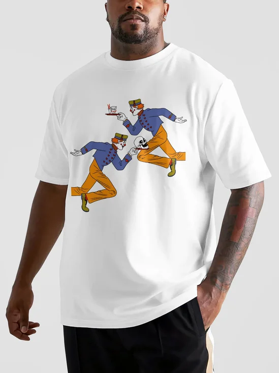Hardaddy X Motel Gemini Mens Clown Short Sleeve T-shirt Graphic Tee