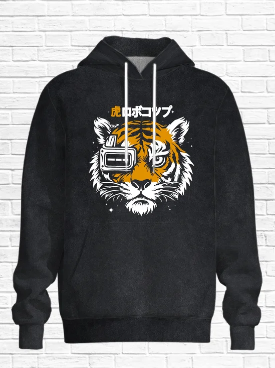 Hardaddy X Contatoeoli Studio Tiger Casual Hoodie Sweatshirt