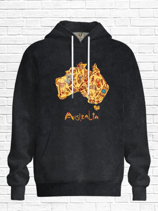 Australian Culture Casual Hoodie Sweatshirt