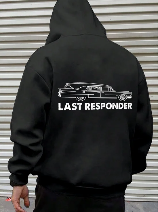 Lsat Responder Retro Car Casual Hoodie Sweatshirt