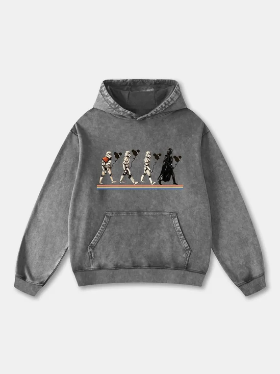 Walking Star Robot Hoodie Sweatshirt