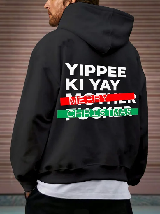 Moisture-Wicking Christmas Merry Christmas Hooded Sweatshirt