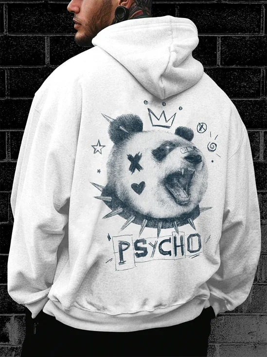 Hardaddy X Mikekoubou Panda Casual Hoodie Sweatshirt