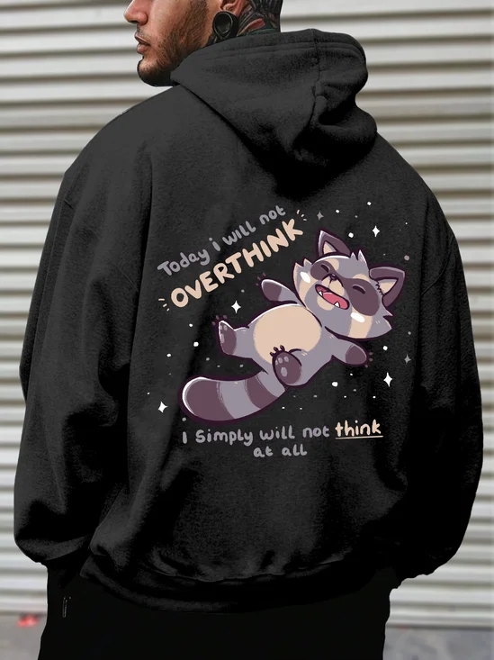 Hardaddy X Techranova Raccoon Casual Hoodie Sweatshirt