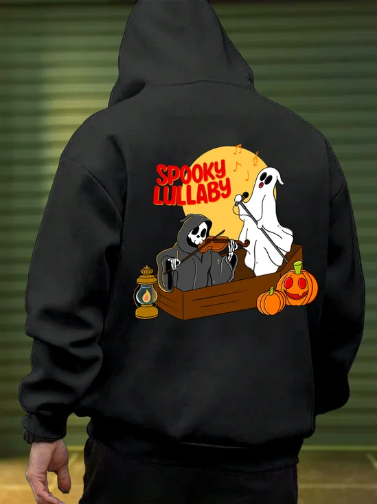 Hardaddy X Kimprut Imut Halloween Ghost Skull Pumpkin Hoodie Sweatshirt