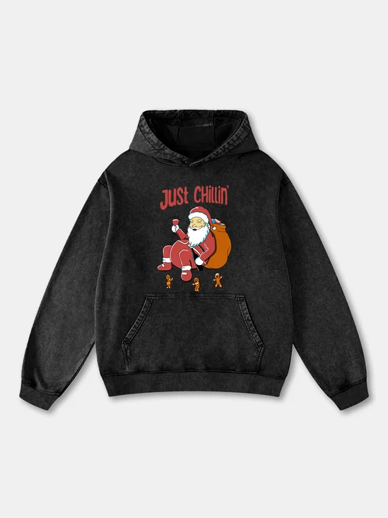 Hardaddy x Kimprut Imut Santa Claus Red Wine Gingerbread Man Hoodie Sweatshirt