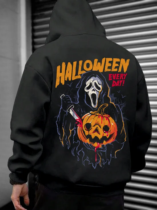 Hardaddy X Eduely Halloween Pumpkin Ghost Hoodie