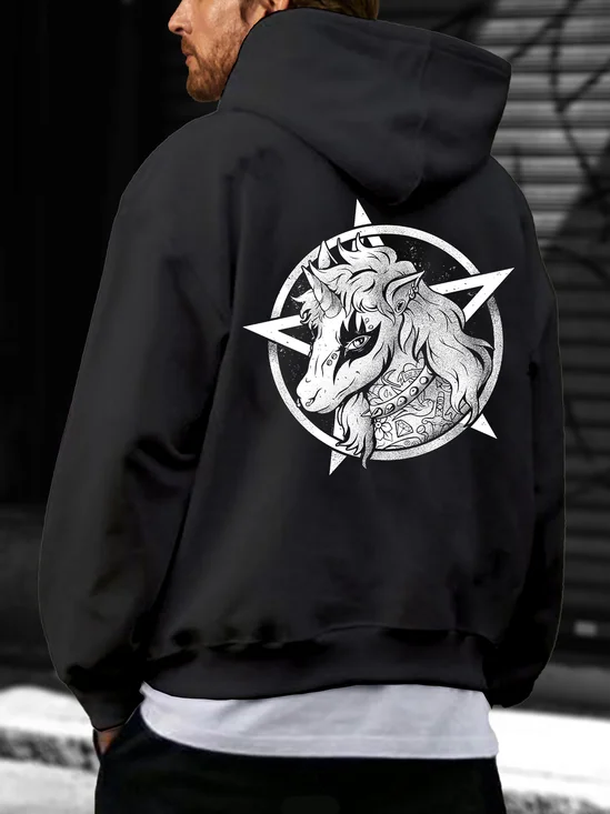 Hardaddy X Eduely Unicorn Hooded Sweatshirt