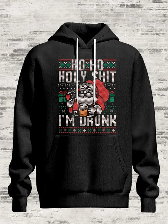 Hardaddy X Eduely Christmas Santa Hooded Sweatshirt