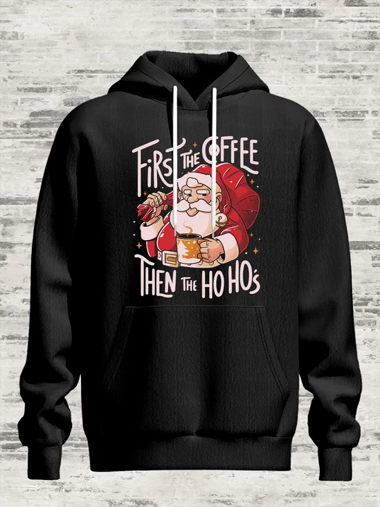 Hardaddy X Eduely Christmas Santa Hooded Sweatshirt