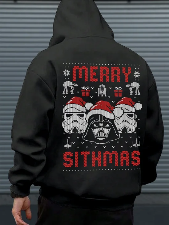 Hardaddy X Eduely Merry Christmas Star Wars Warrior Hoodie