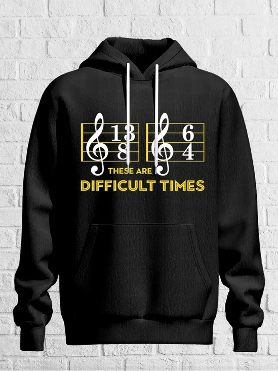"Difficult Times" Sweatshirt Hoodies