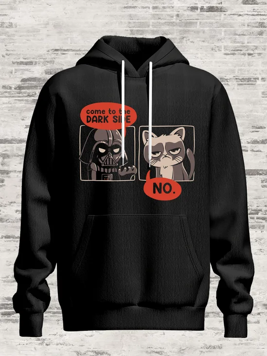 Hardaddy X Eduely Star Warrior Fun Cat Sweatshirt Hoodie