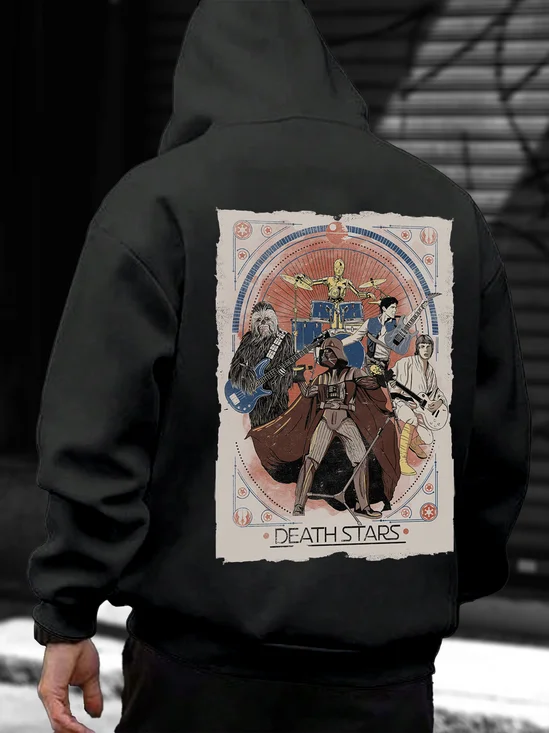 Hardaddy X Eduely Moisture Wicking Star Fighter Guitar Music Sweatshirt Hooded
