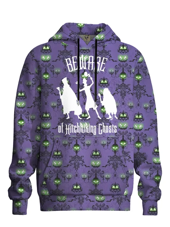 Halloween Ghost Taxi Sweatshirt Hoodies
