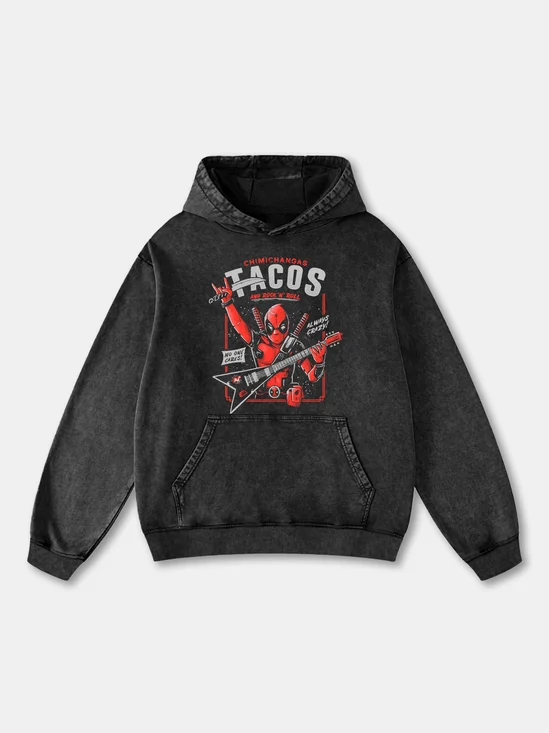 Hardaddy x Eduely Anime Character Guitar Hoodie Sweatshirt