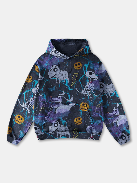 Christmas Skeleton Dog Ghost Pumpkin Hoodie Sweatshirt