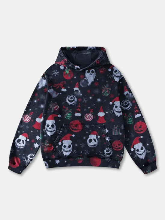 Halloween Gradient Christmas Tree Hoodie Sweatshirt