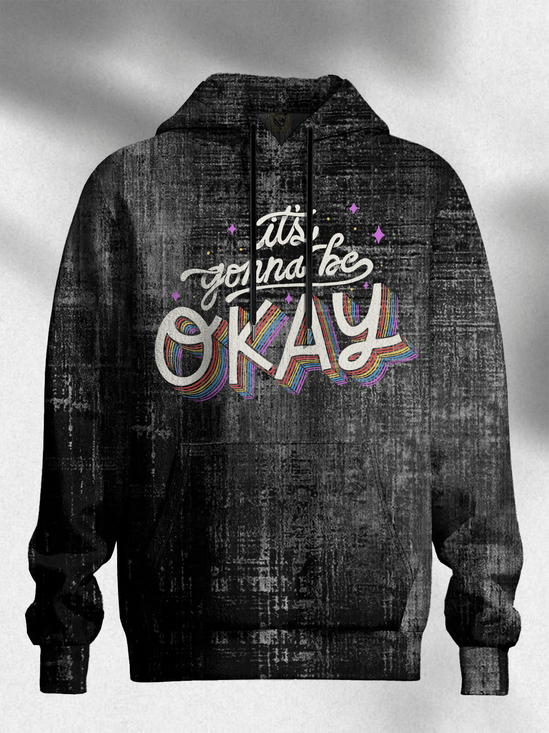Hardaddy X Eduely Slogan Hooded Sweatshirt