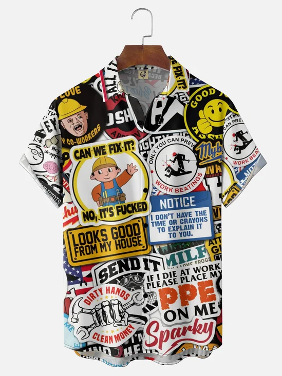 Moisture-wicking Labor Fix It Chest Pocket Casual Shirt