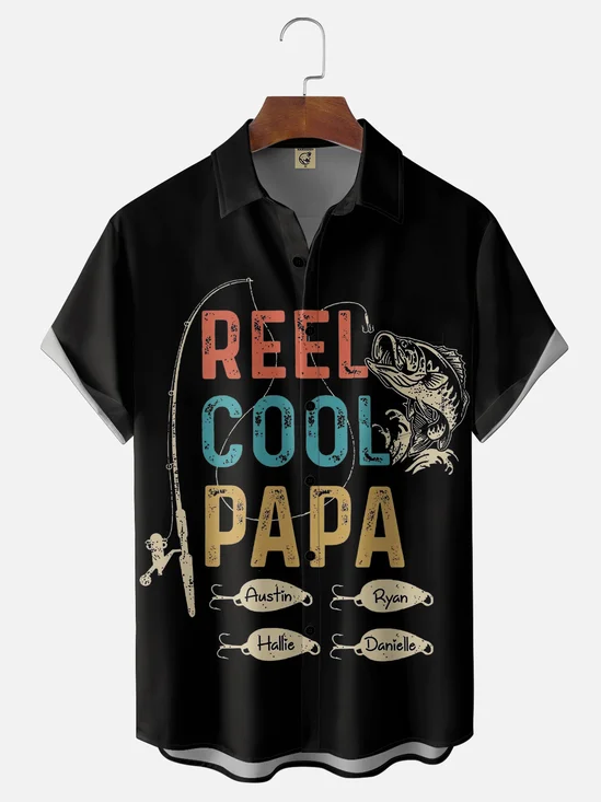 Moisture Wicking Fishing Praise Chest Pocket Holiday Shirt