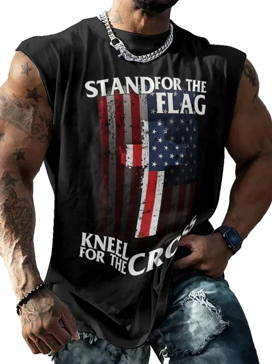 Indepndence Day Eagle Crewneck Tank Tops Sleeveless Shirt