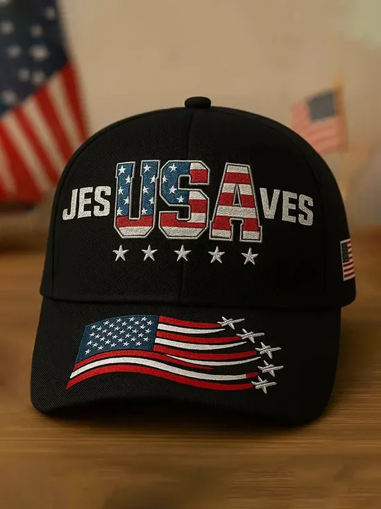 American 250th Anniversary Independent Day Veterans Patriotic Print Baseball Cap