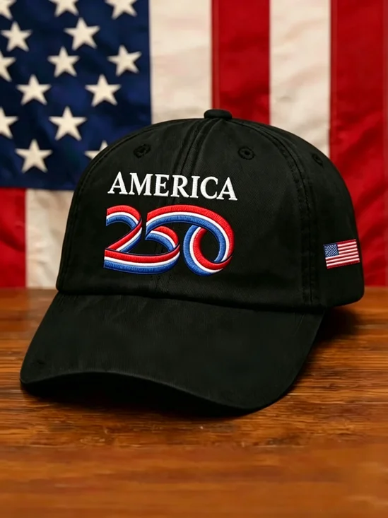 American Semiquincentennial 250th Anniversary Independent Day We The People Patriotic Print Baseball Cap
