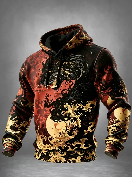 Arti Tiger Kangaroo-Pocket Hoodie Sweatshirt