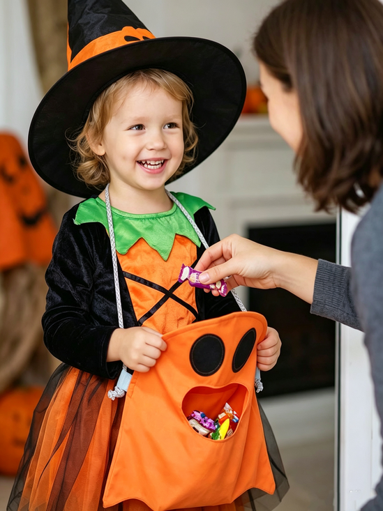 Halloween Spooky Ghost Trick-or-Treat Candy Bag