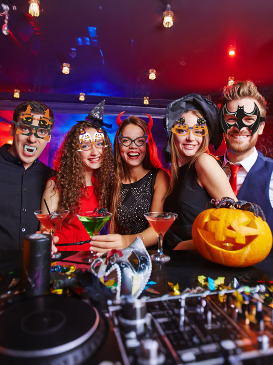6 Pieces Halloween Paper Glasses Set