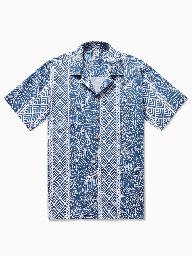 Hardaddy® Cotton Monstera Guayabera Shirt