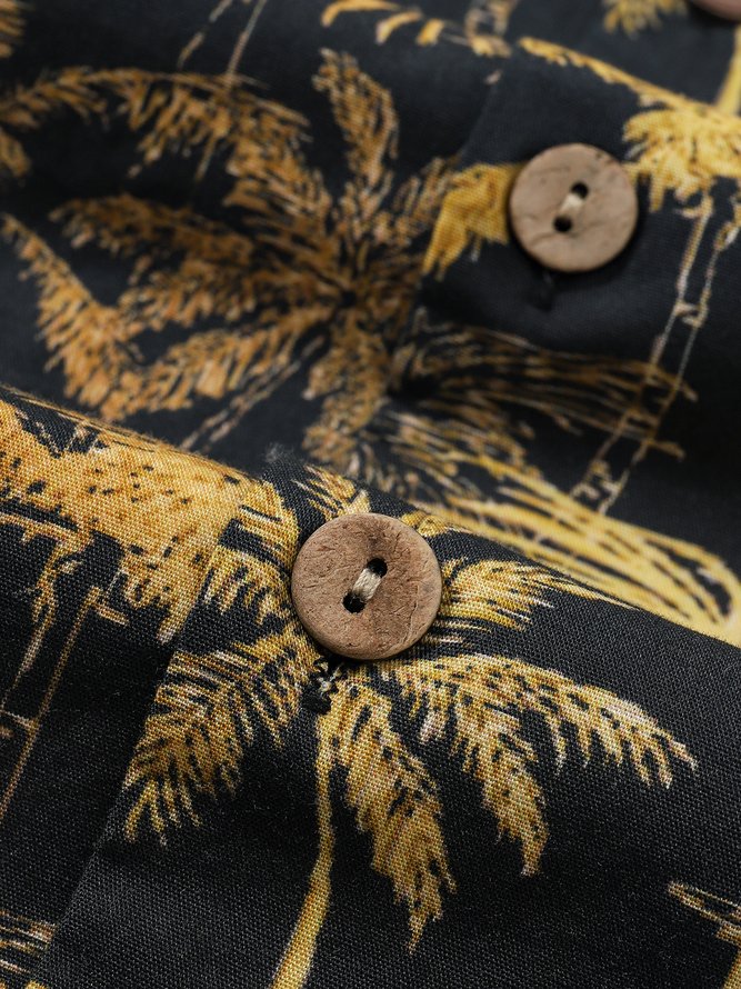 Hardaddy® Cotton Palm Tree Resort Shirt