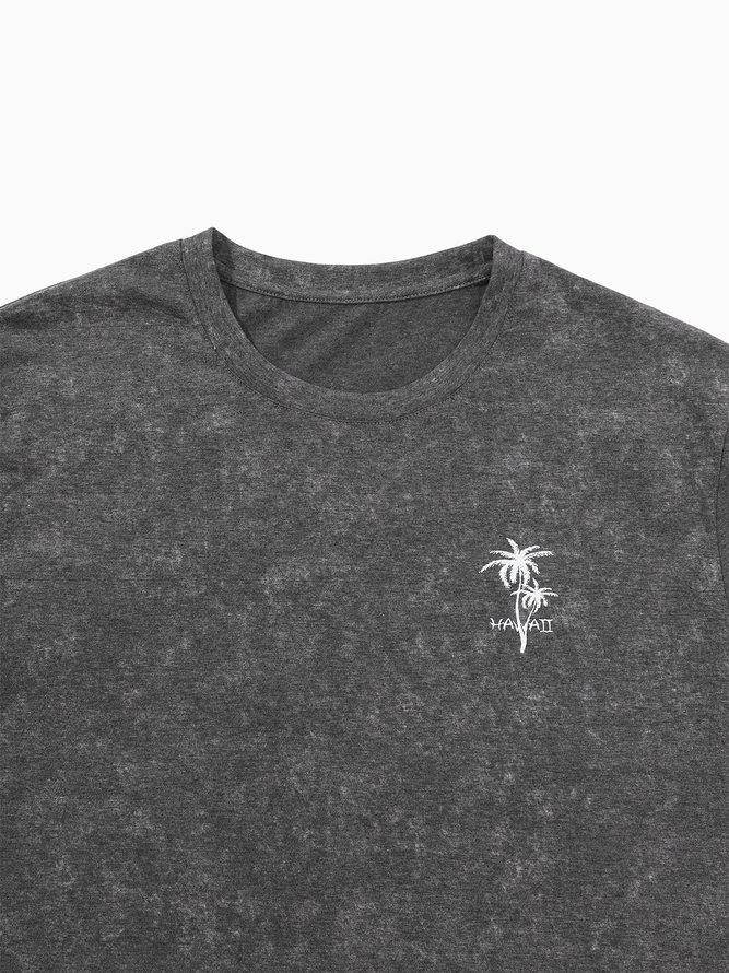 Washed Cotton Surf Crew T-Shirt