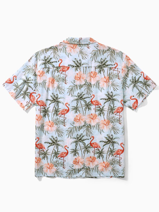 Hardaddy® Cotton Flamingo Aloha Shirt