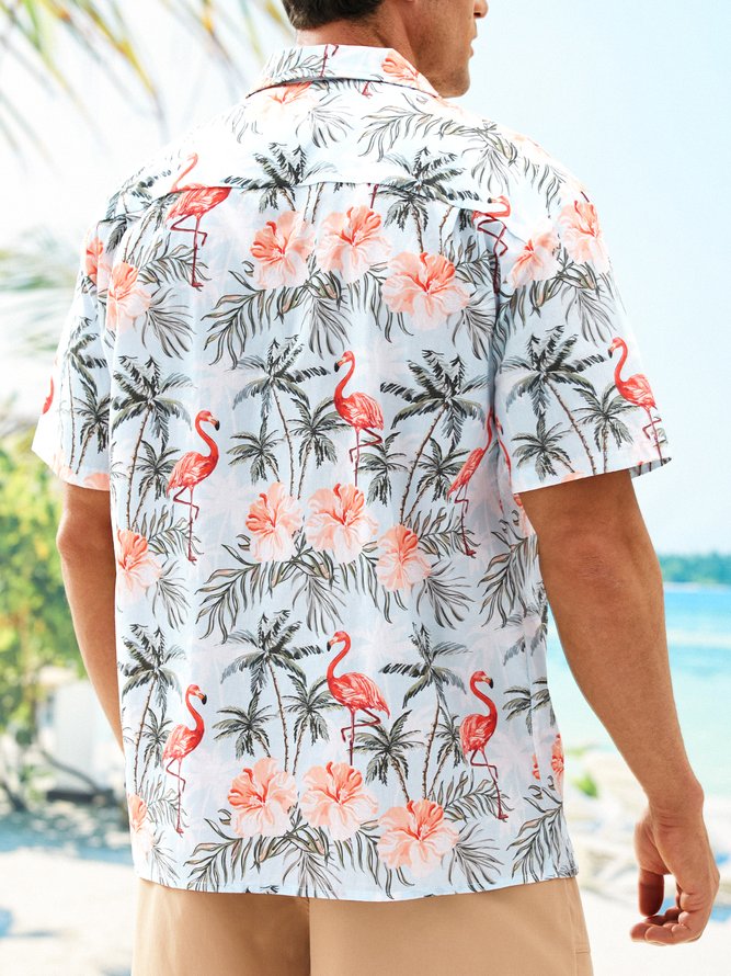 Hardaddy® Cotton Flamingo Aloha Shirt