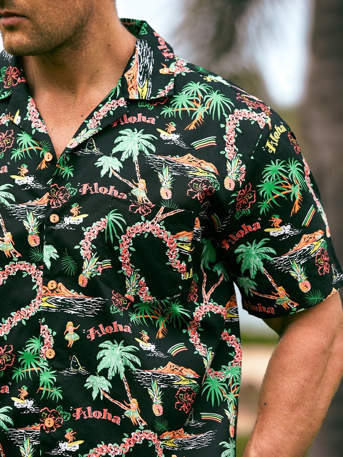 Hardaddy® Cotton Hawaii Wonderland Aloha Shirt